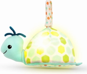 B. toys- B. baby- Baby Glowable Soothing Plush Turtle with Lights & Sounds- Glow Zzzs Turtle Shellé0 Months  
