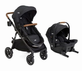Baby, Ginger LX 4-in1 Stroller   Joie Baby Mint Latch Car Seat (Shale Dark)