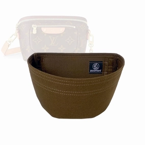 Bag Organizer for Louis Vuitton Mini Bumbag - Premium Felt Purse Handbag Insert Liner Shaper (Handmade) Soft Structure Support (20 Color Options)