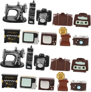 BESPORTBLE 1 Set Lovely Doll Furniture Retro Mini Home Appliances Desktop Furniture Model for DIY Mini House Decoration for Crafting and Student Projects