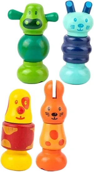 BESPORTBLE 4Pcs Interactive Block for Cognitive Development and Logical Thinking Training Safe Smooth Design for Educational Ages
