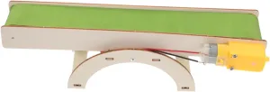 BESPORTBLE DIY Conveyor Belt Science Kit for Educational Project Interactive Assembly Activity for Young Learning Package Enhance Cognitive Skills and Engagement