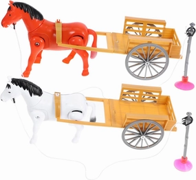 BESPORTBLE 2 Pcs Rotating Horse for Electric Educational Plaything Safe for Parent Interaction Fun Engaging