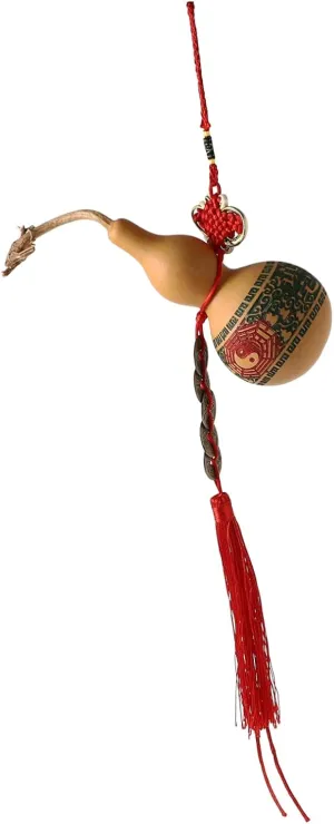 BESTOYARD 1 Pc Gourd Ornaments Chinese Good Lucky Coins Pendant Home Gourd Decor Gourd Desktop Decor Home Accessories Car Trim Copper Gourd Decoration Wu Wen Wan Copper Lighthouse