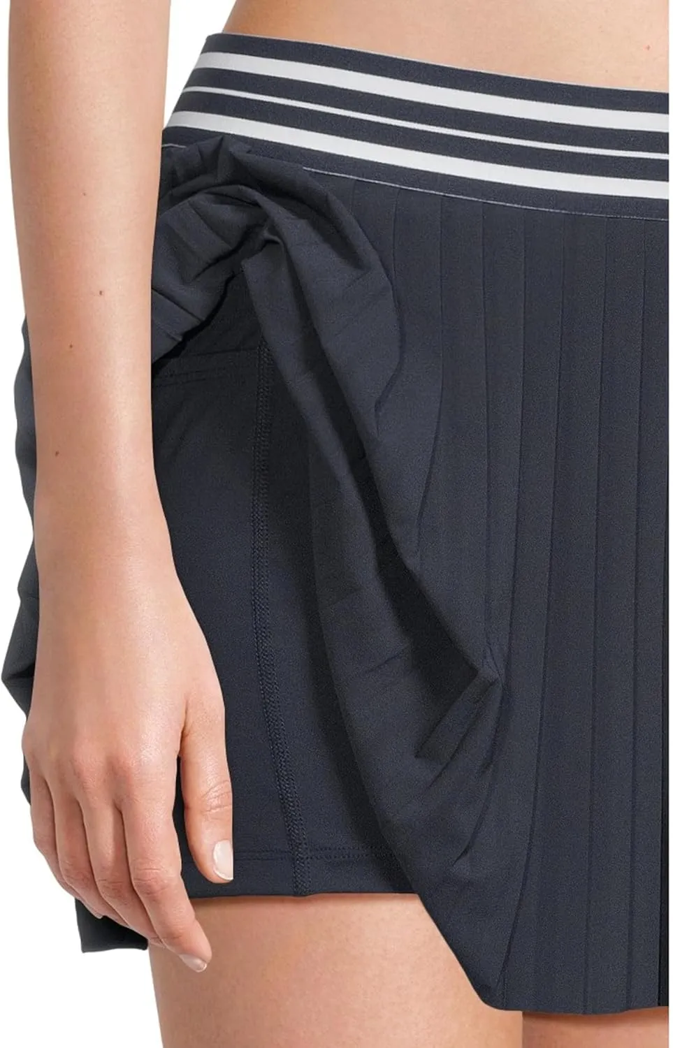 Beyond Yoga Women's If You Pleats Tipped Elastic Mini Skirt