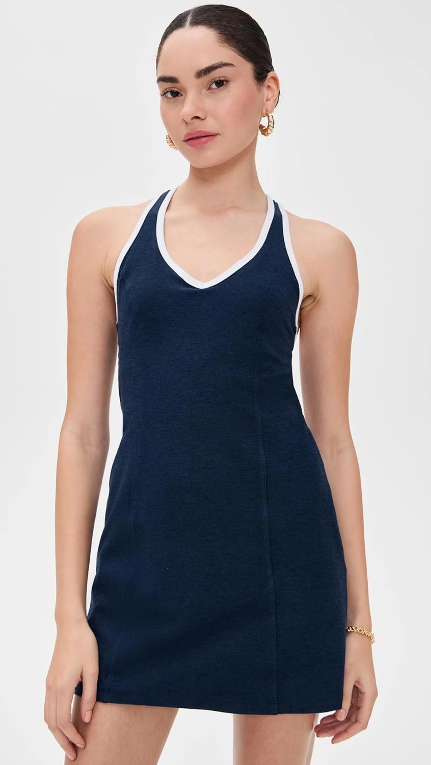 Beyond Yoga Women's Spacedye Contrast Trim Active Dress