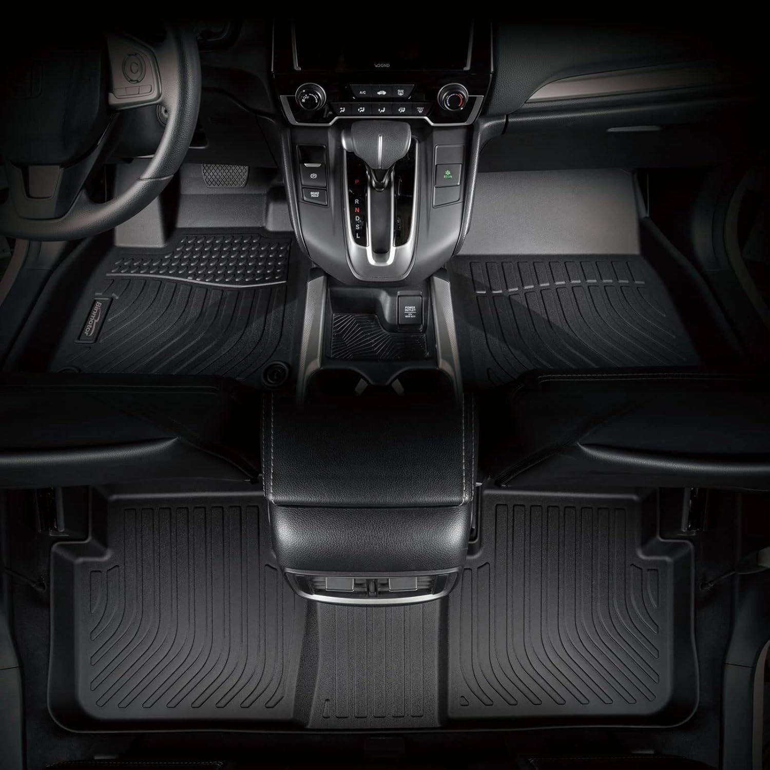 Binmotor-Floor Mats & Cargo Liner for Dodge Durango 2016-2024 2025, 7 Passenger, All Weather Mats Durango Cargo Trunk Mat Accessories for Durango GT, GT Plus, R/T, R/T Plus, R/T Premium