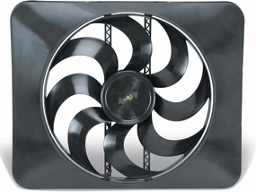 Black Magic Xtreme Direct-Fit Electric Fan for 2003-2008 Dodge Ram with Variable Speed Controller, Puller Fan for V6 and V8 Engines (183), Car Accessories, 15 Inches