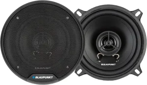 BLAUPUNKT BPS-E552 5" 2-Way Car Speakers 80W with Grilles - Superior Sound Clarity, Durable Design, Easy Install