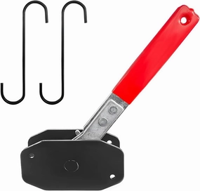 Brake Caliper Press Tool, 360° Adjustable Ratchet Piston Spreader Car Tools with Caliper Hangers, Durable Brake Caliper Tool Spreader for Car Brake Repair Installation (Red)