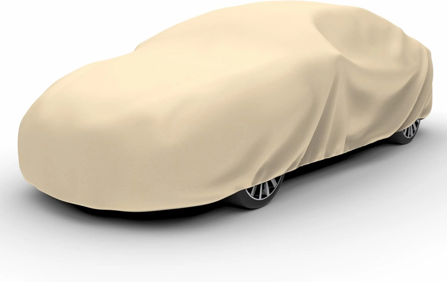 Budge A-2 Tan L x 60" W x 48" H Protector IV, 4 Layer Reliable Weather Protection, Waterproof, Dustproof, UV Treated Cover Fits Cars up to 170"