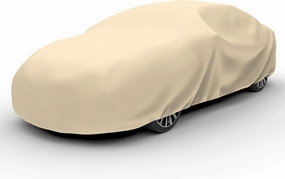 Budge A-2 Tan L x 60" W x 48" H Protector IV, 4 Layer Reliable Weather Protection, Waterproof, Dustproof, UV Treated Cover Fits Cars up to 170"