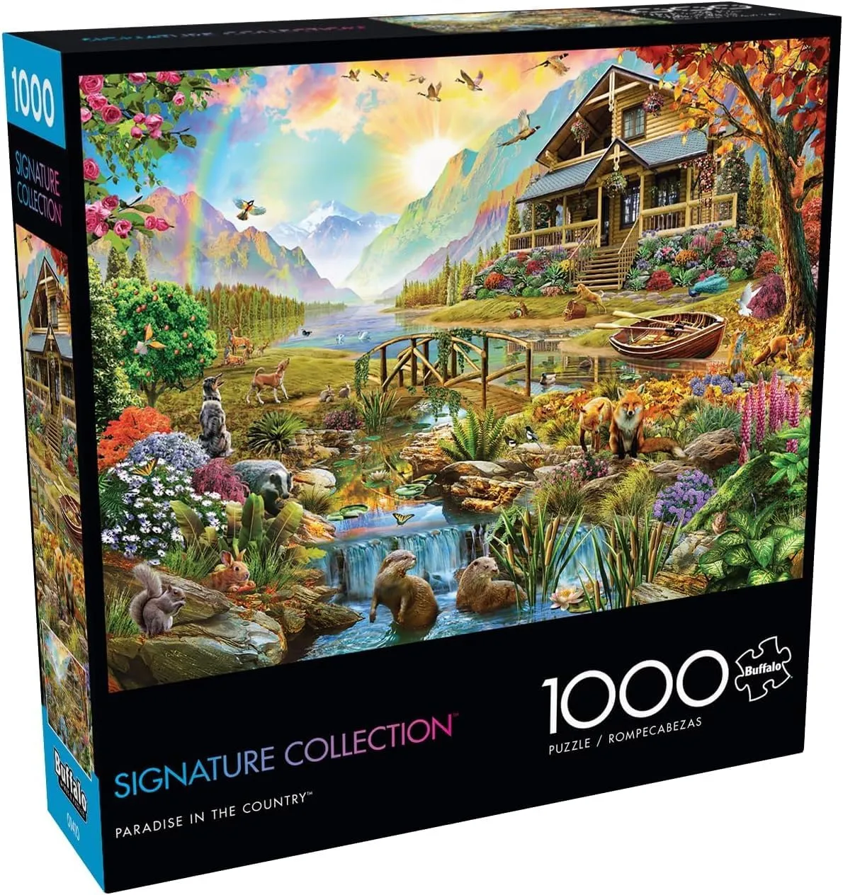 Buffalo Games - Adrian Chesterman - Paradise in The Country - 1000 Piece Jigsaw Puzzle for Adults -Challenging Puzzle Perfect for Game Nights - Finished Size is 26.75 x 19.75