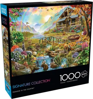 Buffalo Games - Adrian Chesterman - Paradise in The Country - 1000 Piece Jigsaw Puzzle for Adults -Challenging Puzzle Perfect for Game Nights - Finished Size is 26.75 x 19.75