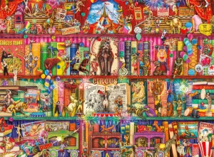 Buffalo Games - Aimee Stewart - Circus Extravaganza - 1000 Piece Jigsaw Puzzle for Adults - Challenging Puzzle Perfect for Game Nights - Finished Size is 26.75 x 19.75