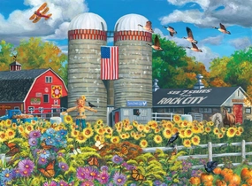 Buffalo Games - Christine Hannon/Joelle McIntyre - Rock City Farm - 1000 Piece Jigsaw Puzzle for Adults -Challenging Puzzle Perfect for Game Nights - Finished Size is 26.75 x 19.75