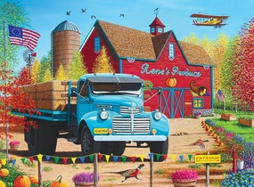 Buffalo Games - Mike Bennet - Rene's Produce - 1000 Piece Jigsaw Puzzle for Adults -Challenging Puzzle Perfect for Game Nights - Finished Size is 26.75 x 19.75