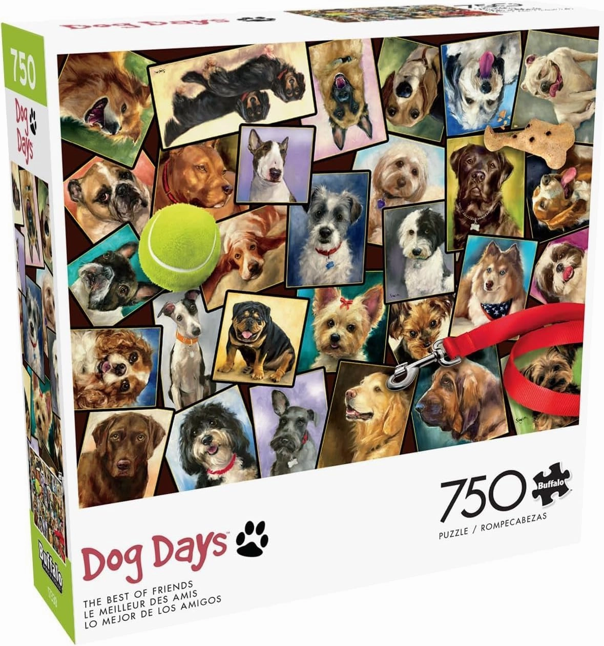Buffalo Games - Suzanne Sheran - The Best of Friends - 750 Piece Jigsaw Puzzle for Adults -Challenging Puzzle Perfect for Game Nights - Finished Size is 24.00 x 18.00