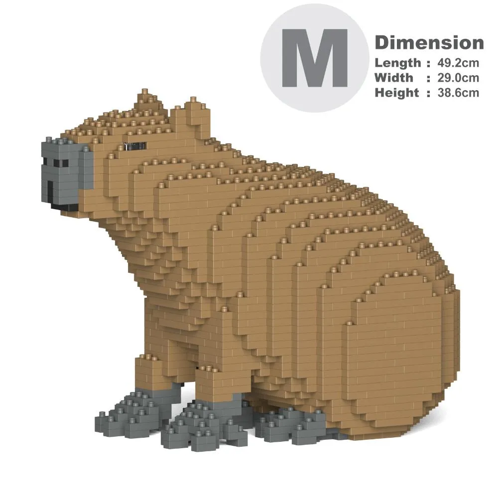 Building Blocks Model Capybara Mammal 1190 Pieces (Available in 2 Sizes)