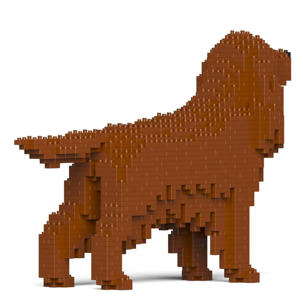 Building Blocks Model Irish Setter Dog 1040 Pieces (Available in 2 Sizes)