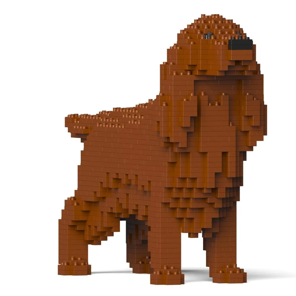 Building Blocks Model Irish Setter Dog 1040 Pieces (Available in 2 Sizes)