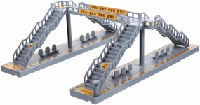 Building Model Footbridge Table Decor Overhead Footbridge Accessory Set n Scale Pedestrian Bridge DIY Footbridge Model