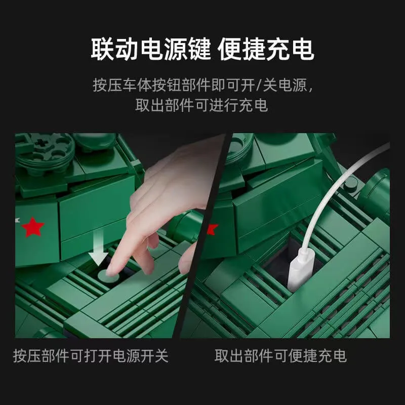 CaDA C61072 T-34 medium tank 722PCS