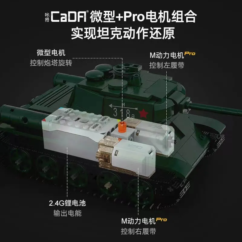 CaDA C61072 T-34 medium tank 722PCS