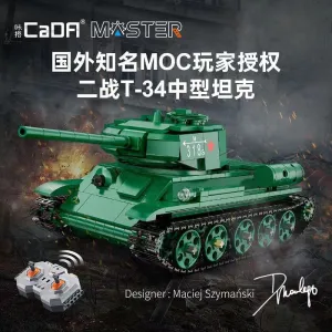 CaDA C61072 T-34 medium tank 722PCS