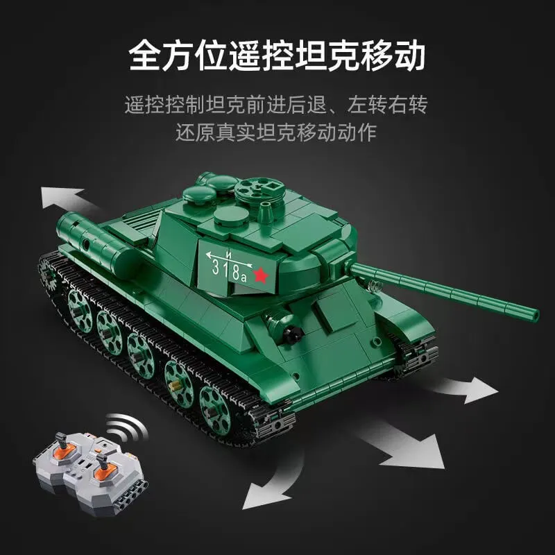 CaDA C61072 T-34 medium tank 722PCS