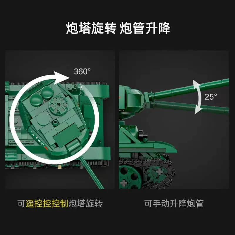 CaDA C61072 T-34 medium tank 722PCS