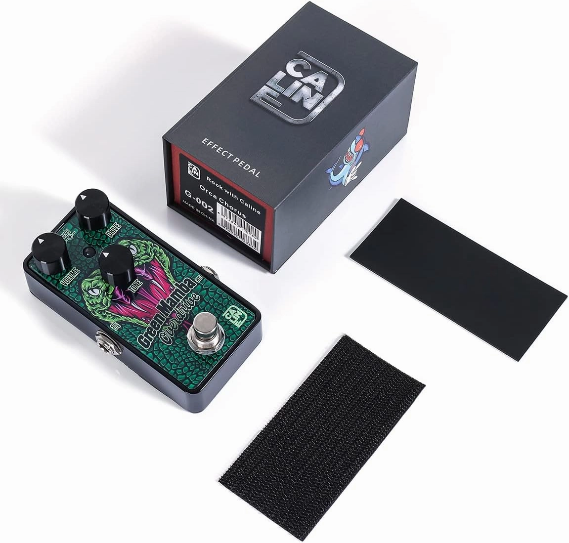 Caline Mini Guitar Overdrive Pedal G002 G Series Mid-rich Vintage Overdrive for Electric Guitar Bass True Bypass