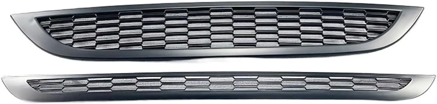 CAPQX Front Bumper Grill Mask Radiator Grille Medium Net Compatible For BMW Mini R50 R52 R53(Matte)