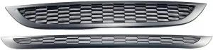 CAPQX Front Bumper Grill Mask Radiator Grille Medium Net Compatible For BMW Mini R50 R52 R53(Matte)