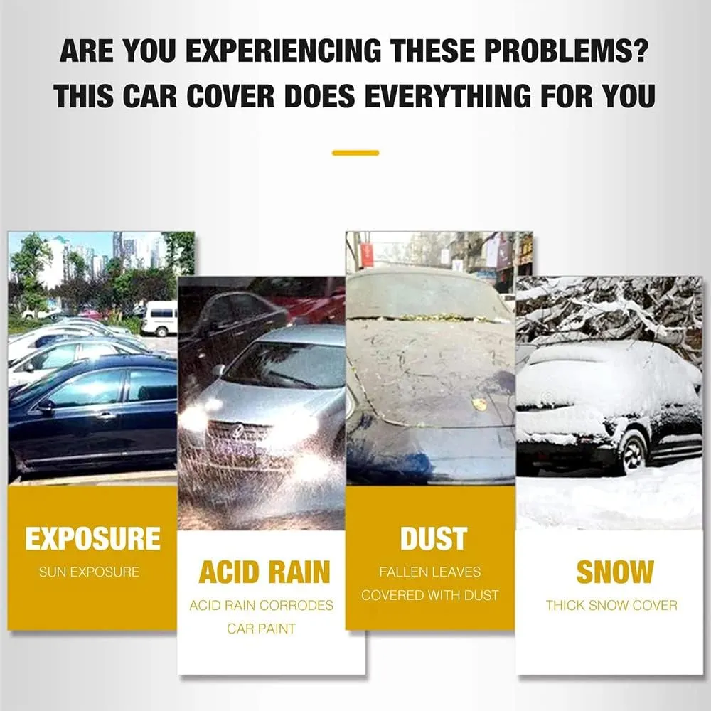 Car Cover for Nissan Pulsar Visia/Pulsar Acenta/N-Connecta/N-Vision/Tekna 2014-2019 Suitable Allweather Snow Protectionwaterproof Rainproof Full Coverage of UV Ray Proof Durable,Green