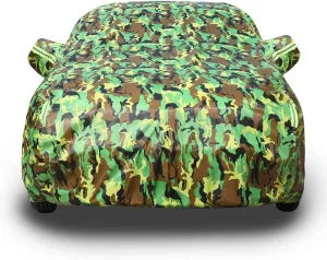 Car Cover for Nissan Qashqai J10 Visia/Acenta/I-Way/Tekna 2006-2013 Suitable Allweather Snow Protectionwaterproof Rainproof Full Coverage of UV Ray Proof Durable,Green