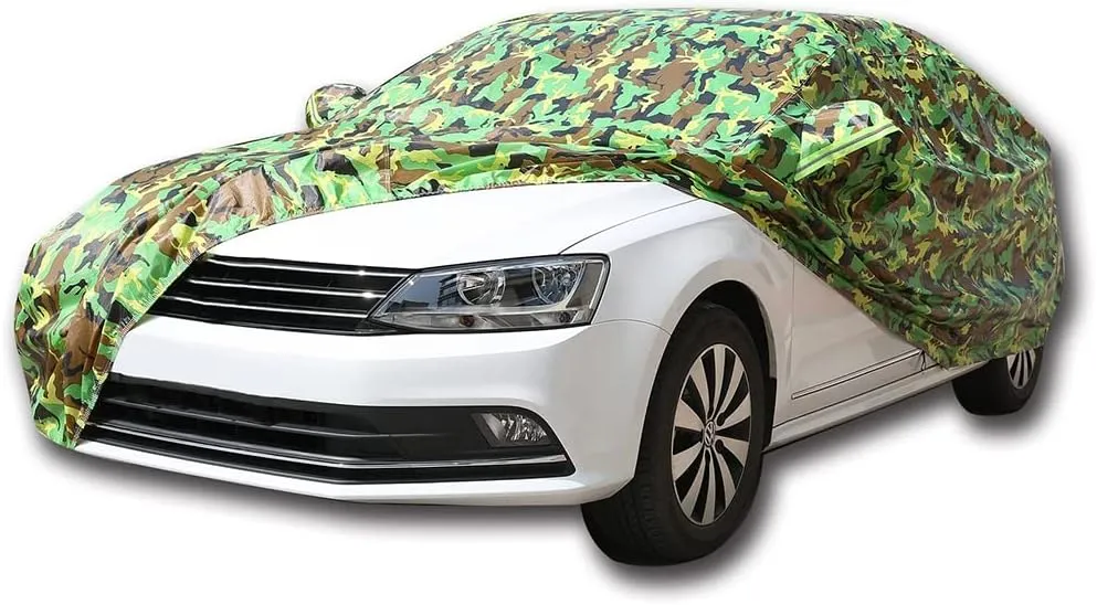 Car Cover for Nissan Qashqai J10 Visia/Acenta/I-Way/Tekna 2006-2013 Suitable Allweather Snow Protectionwaterproof Rainproof Full Coverage of UV Ray Proof Durable,Green