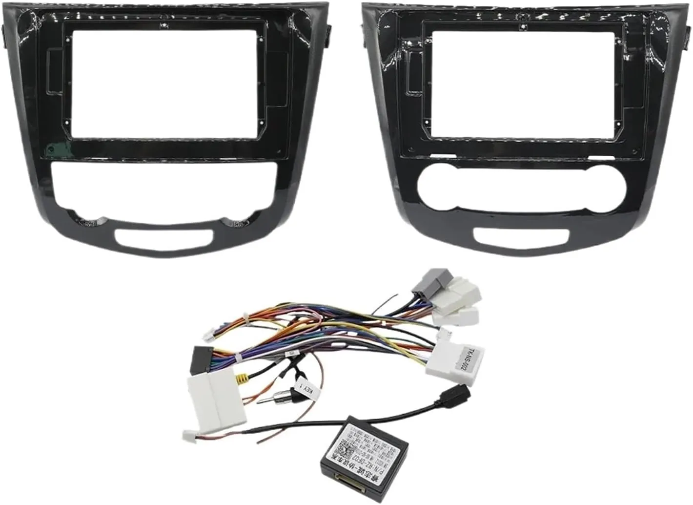 Car Navigation Frame Auto Parts Android DVD Radio Fascia Frame Instrument Trim Compatible with Nissan X-Trail 2014 10 Inch(at Frame)