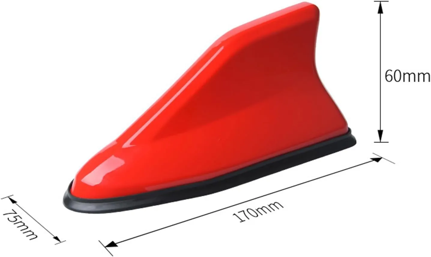 Car Shark Fin Antenna Cover for Renault Scenic/Grand Scénic/Xmod IV III II I J9 R9 JZ JM JA 2000-2024 Automotive Signal Roof Aerial Cover Car Roof Aerial Caps,Silver