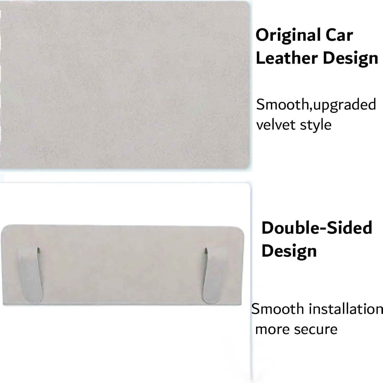 Car Sun Visor Extender for Mercedes-Benz S-Class Sedan LWB W222 Facelift 2018-2021 UV Protection Anti-Glare Sun Blocker,Adjustable Stable Car Sun Visor Extension Clip,Grey-with Storage Bag