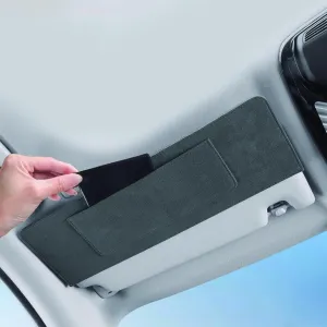 Car Sun Visor Extender for Mercedes-Benz S-Class Sedan LWB W222 Facelift 2018-2021 UV Protection Anti-Glare Sun Blocker,Adjustable Stable Car Sun Visor Extension Clip,Grey-with Storage Bag