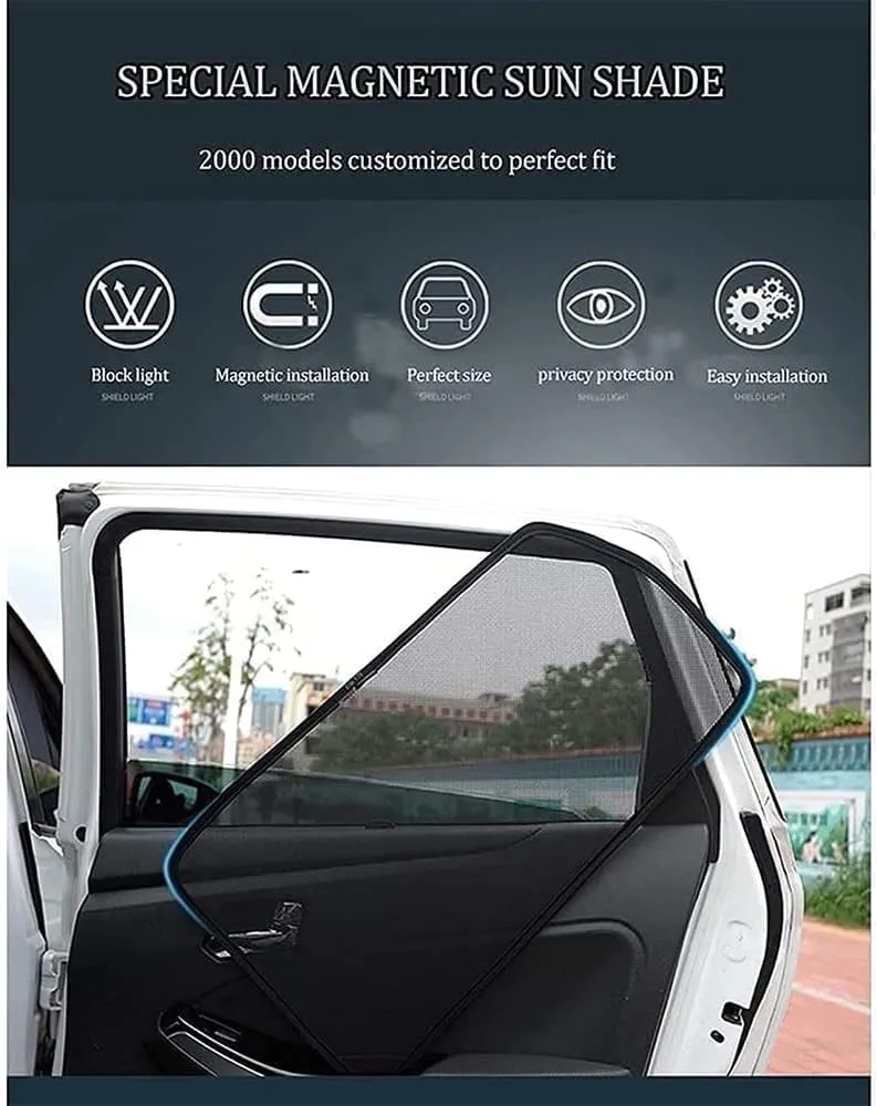 Car Window Shades for Opel Astron, Breathable Sunshade Screens Durable Magnetic Fully Covered UV Protection Car Accessories,7pcs