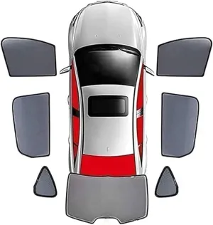 Car Window Shades for Opel Astron, Breathable Sunshade Screens Durable Magnetic Fully Covered UV Protection Car Accessories,7pcs