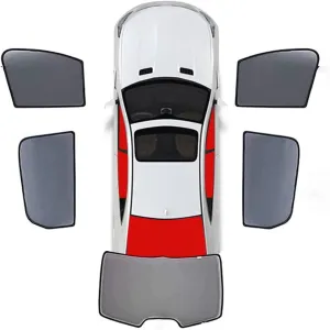 Car Window Sunshade for Opel Astron Half Shade Car Interior Curtain Stretchable Breathable Sunshade Screens Durable Car Accessories,5pcs