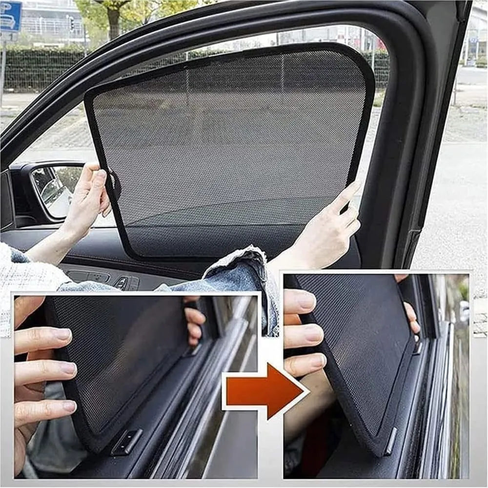 Car Window Sunshade for Opel Astron Half Shade Car Interior Curtain Stretchable Breathable Sunshade Screens Durable Car Accessories,5pcs