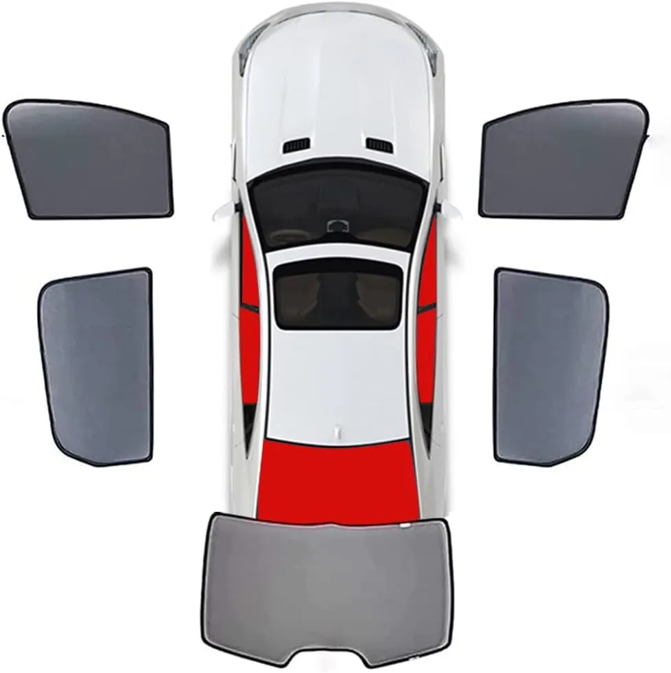 Car Window Sunshade for Opel Astron Half Shade Car Interior Curtain Stretchable Breathable Sunshade Screens Durable Car Accessories,5pcs