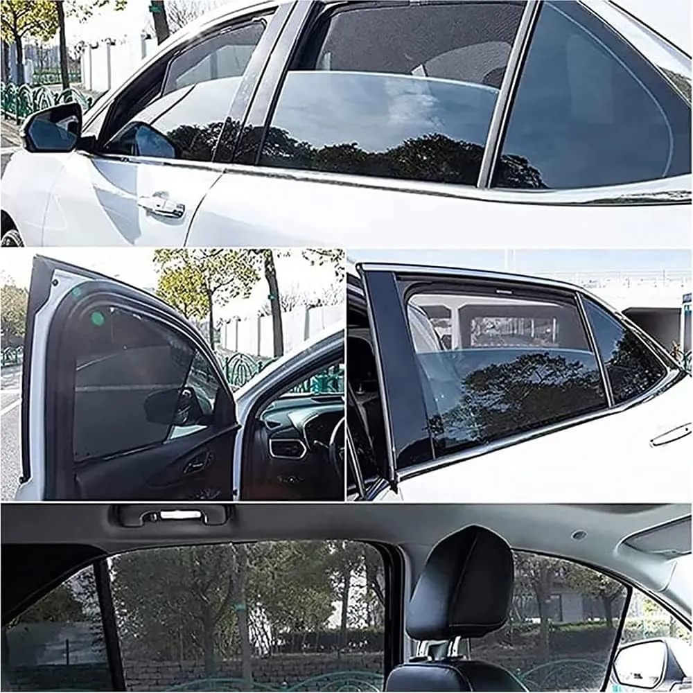 Car Window Sunshade for Suzuki Super vitra Half Shade Car Interior Curtain Stretchable Breathable Sunshade Screens Durable Car Accessories,6pcs