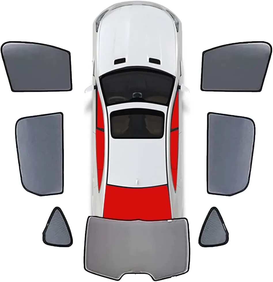 Car Window Sunshade for Suzuki Vitra 2014 2015 2016 2017 2018 2019 Half Shade Car Interior Curtain Stretchable Breathable Sunshade Screens Durable Car Accessories,7pcs