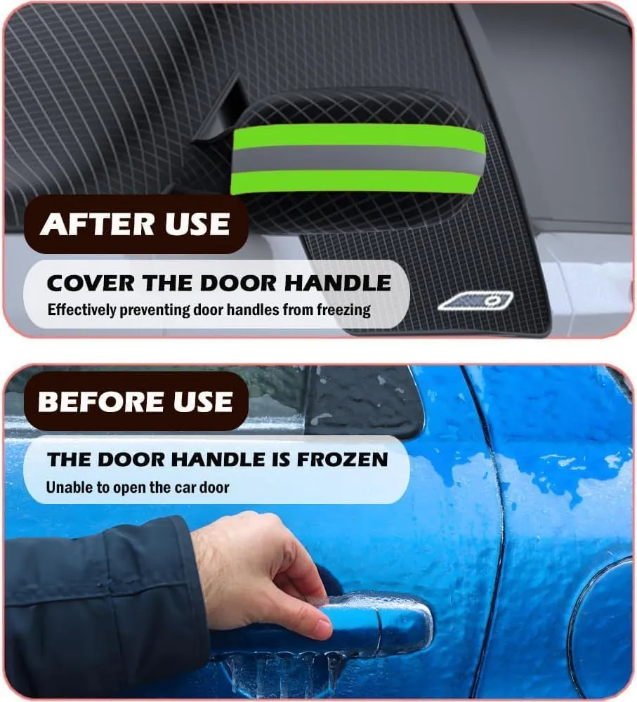 Car Windshield Cover for Mazda Biante 2008-2018,Sun Shade Snow Cover with Dust Water Resistent,B
