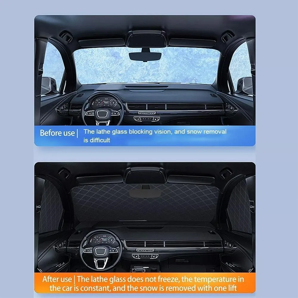 Car Windshield Cover for Mazda Biante 2008-2018,Sun Shade Snow Cover with Dust Water Resistent,B